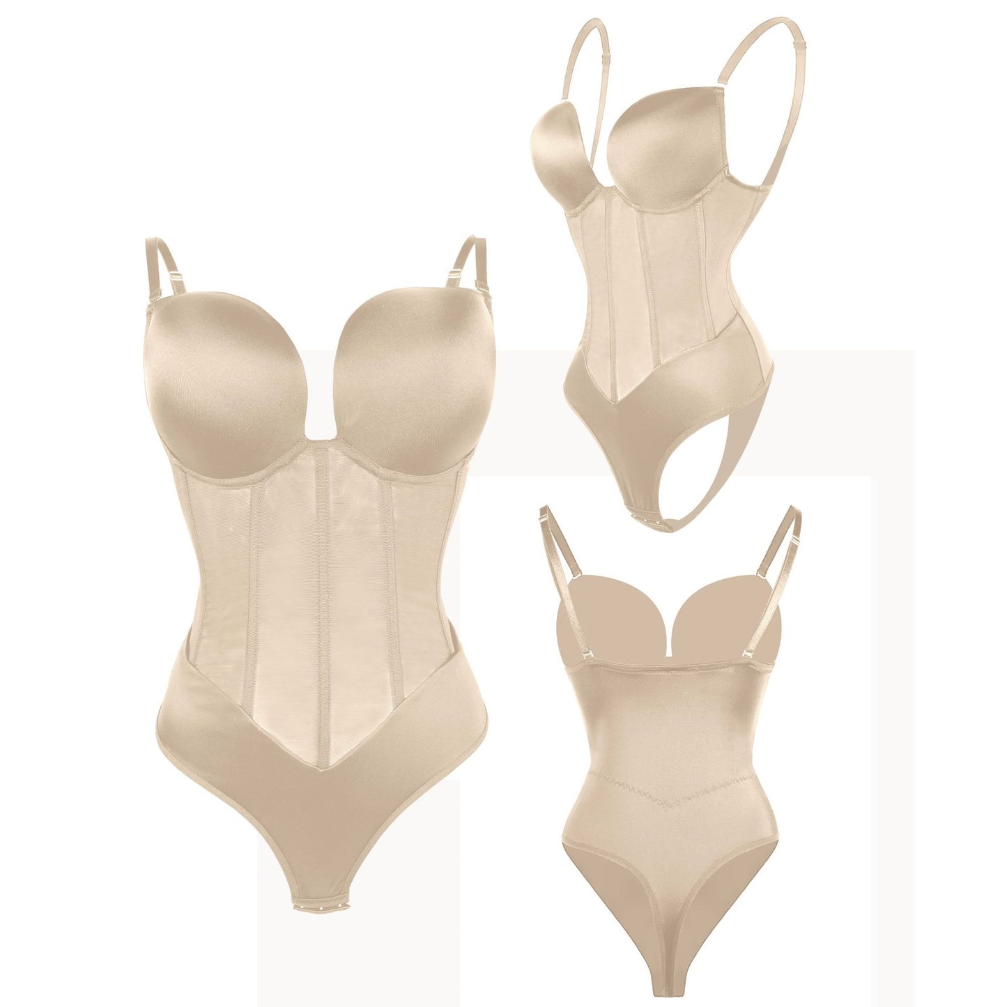 Fashion Style Strap Neckline  Silhouette Shaping  Type of Clothing Bodysuit Underwear