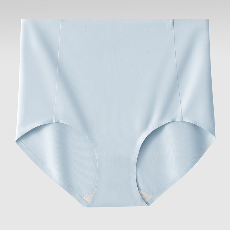 Cotton Antibacterial Breathable Quick-Dry Cooling Seamless High-Waisted Tummy-Control Women's Underwear