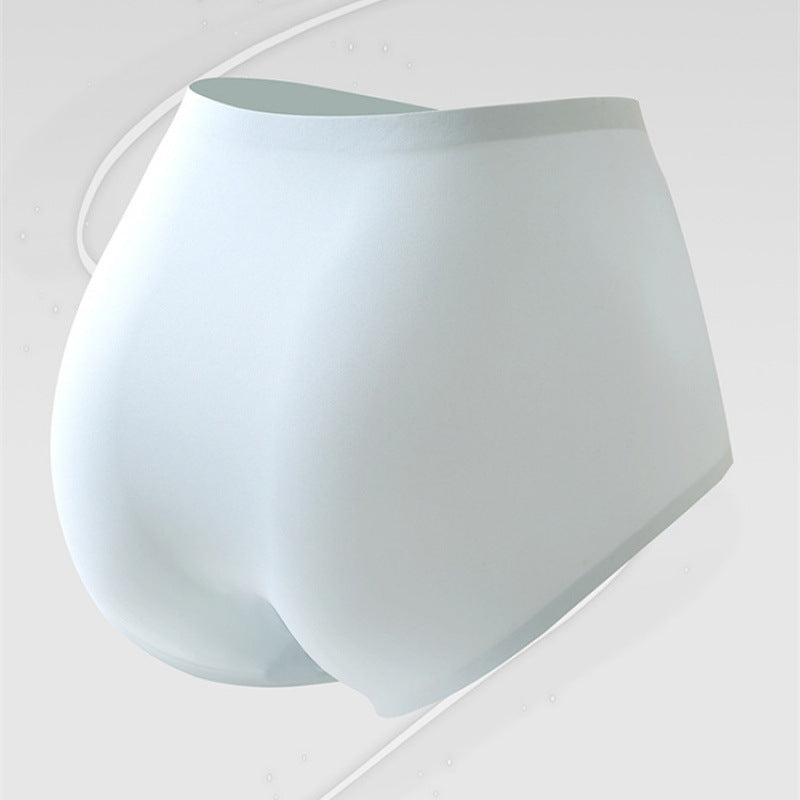 Cotton Antibacterial Breathable Quick-Dry Cooling Seamless High-Waisted Tummy-Control Women's Underwear
