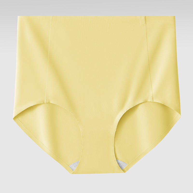 Cotton Antibacterial Breathable Quick-Dry Cooling Seamless High-Waisted Tummy-Control Women's Underwear