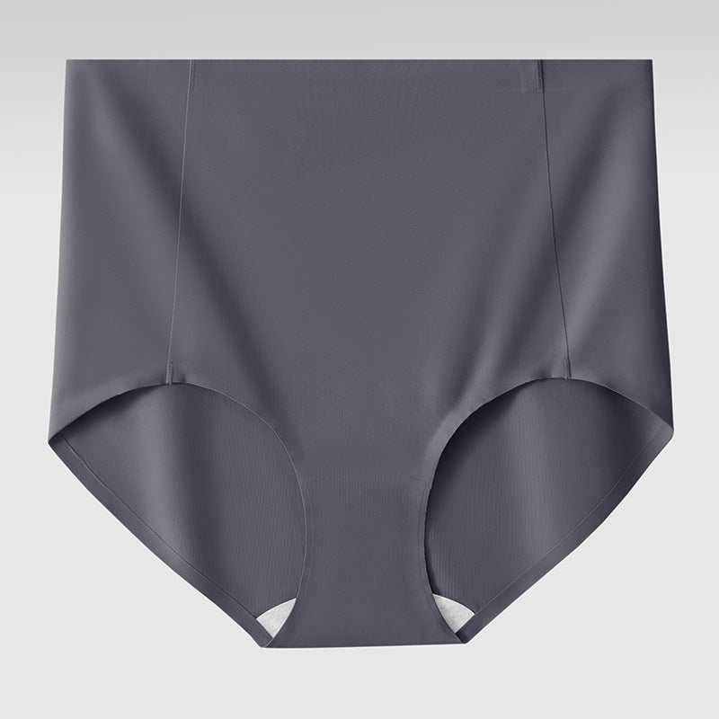 Cotton Antibacterial Breathable Quick-Dry Cooling Seamless High-Waisted Tummy-Control Women's Underwear